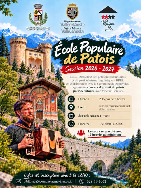 Locandina di École Populaire de Patois - Session 2026-2027